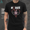 Washington Nationals Nurse T Shirt MLB Baseball It’s a Work of Heart Nursing T Shirt