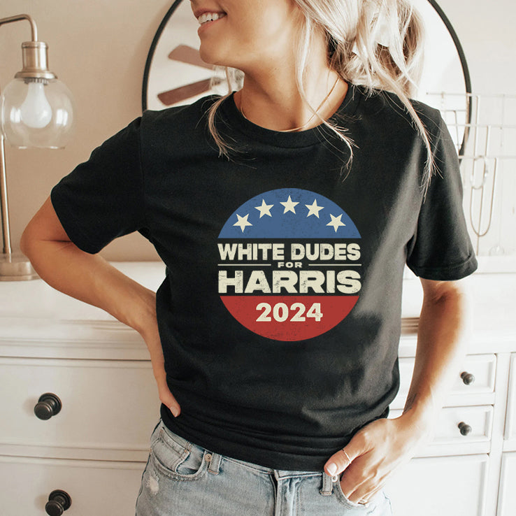 White Dudes For Harris Kamala 2024 Shirt