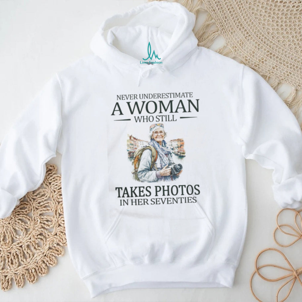 Woman Photographer Seventies Theme Camera Photography Senior T Shirt