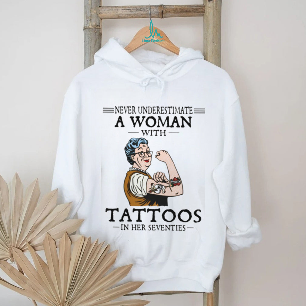 Woman Tattoos Seventies Vintage Retro Badass Shirt