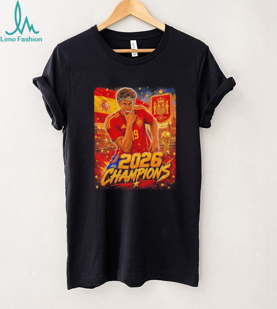 Yamal 2026 Spain Soccer Champions graphic shirt