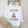 Zumba Dancer All Women Are Created Equal Eighties Birthday Vintage Dancing Gift Women Shirt