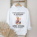 Zumba Dancer Never Underestimate A Woman In Her Seventies Birthday Retro Gift Women Shirt