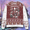 A Christmas Story Zeppelin Leg Lamp Pink Nightmare Ugly Christmas 3D Sweater Style Gift
