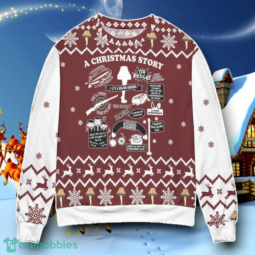 A Christmas Story Zeppelin Leg Lamp Pink Nightmare Ugly Christmas Ugly Sweater Special Gift