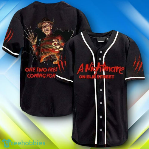 A Nightmare On ELM Street Halloween Baseball Jersey Style Gift