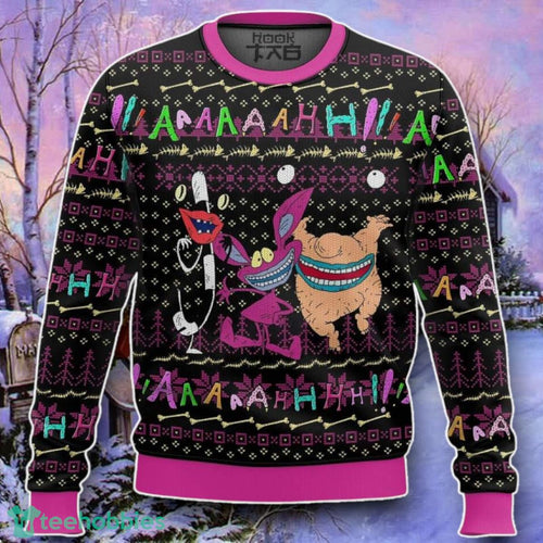 Aaahh!!! Real Monsters Ugly 3D Sweater Style Gift