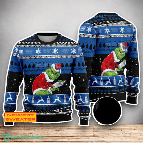 Absolut Vodka Grinch Ugly Christmas Sweater Christmas Special Gifts For Men Women