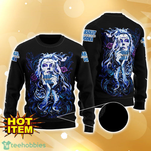 Absolut Vodka Tattoo Girl 3D Ugly Christmas Sweater For Men And Women