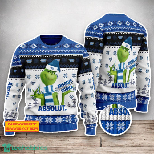 Absolut Vodka The Grinch Ugly Christmas Sweater Christmas Special Gifts For Men Women
