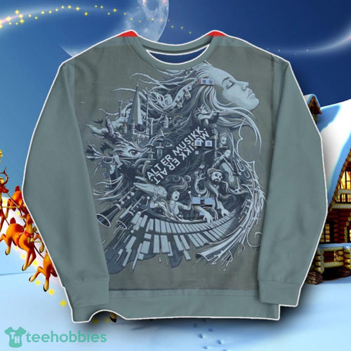 Abstract Music Sweatshirt Unisex 3D Sweater Special Gift