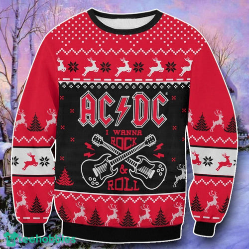 ACDC Ugly 3D Sweater Style Gift