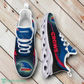 Adelaide Crows AFL Custom Name Blue Color Max Soul Shoes Impressive Gift