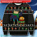 Adventure Time Ugly Christmas Ugly Sweater Special Gift Christmas Unisex Woolen Sweater