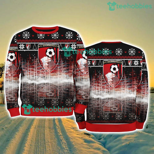 AFC Bournemouth Pine Christmas Ugly Sweater New Style Best Gift For Fans