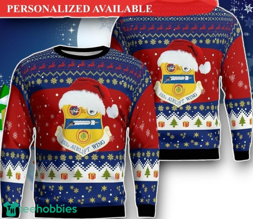 Air Christmas Sweater 3D Ugly Sweater Long Sleeve Ugly Christmas Sweater Unique Gift