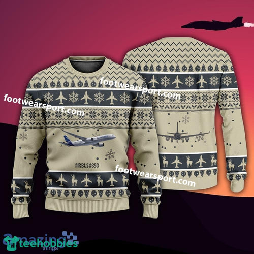Aircraft Airbus A350 Christmas Sweater For Men Women