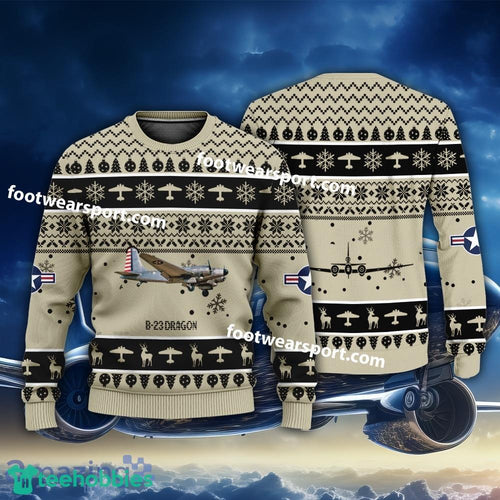 Aircraft B-23 Dragon B23 US Air Force. Christmas Sweater Gift Christmas