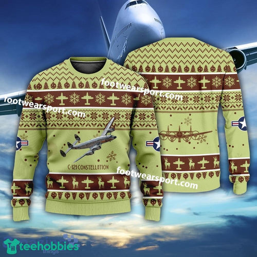 Aircraft C-121 Constellation C121 US Air Force Christmas Sweater AOP Gift Holidays