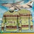 Aircraft Design A-3 Skywarrior A3 Ugly Christmas US Navy 3D Sweater Gift Veteran