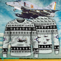 Aircraft Design A-4 Skyhawk A4 Ugly Christmas US Navy 3D Sweater Gift Veteran