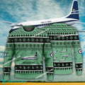 Aircraft Design Bristol Britannia Ugly Christmas 3D Sweater Gift Veteran
