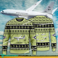 Aircraft Design C-40 Clipper C40 Ugly Christmas US Navy 3D Sweater Gift Veteran