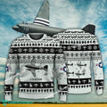 Aircraft Design C-47 Skytrain C47 Ugly Christmas US Army 3D Sweater Gift Veteran