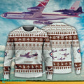 Aircraft Design CC-137 Husky CC137 Ugly Christmas 3D Sweater Gift Veteran
