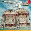 Aircraft Design CF-104 Starfighter CF104 Ugly Christmas 3D Sweater Gift Veteran