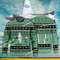 Aircraft Design de Havilland Vampire Ugly Christmas 3D Sweater Gift Veteran