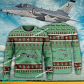 Aircraft Design Fiat G.91 Ugly Christmas 3D Sweater Gift Veteran
