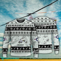 Aircraft Design HH-43 Huskie HH43 Ugly Christmas US Air Force 3D Sweater Gift Veteran