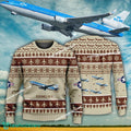 Aircraft Design McDonnell MD-11 Ugly Christmas 3D Sweater Gift Veteran