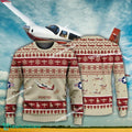 Aircraft Design Mooney M20 Ugly Christmas 3D Sweater Gift Veteran