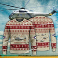 Aircraft Design Sikorsky VH-3 Marine One VH3 Ugly Christmas US Marine Corps 3D Sweater Gift Veteran