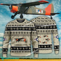 Aircraft Design U-6 Beaver (DHC-2 Beaver) U6 DHC2 Ugly Christmas US Army 3D Sweater Gift Veteran