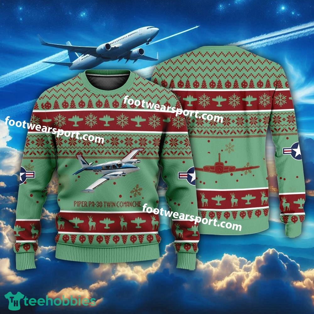 Aircraft Piper PA-30 Twin Comanche PA30 Christmas 3D Sweater Gift For Adult