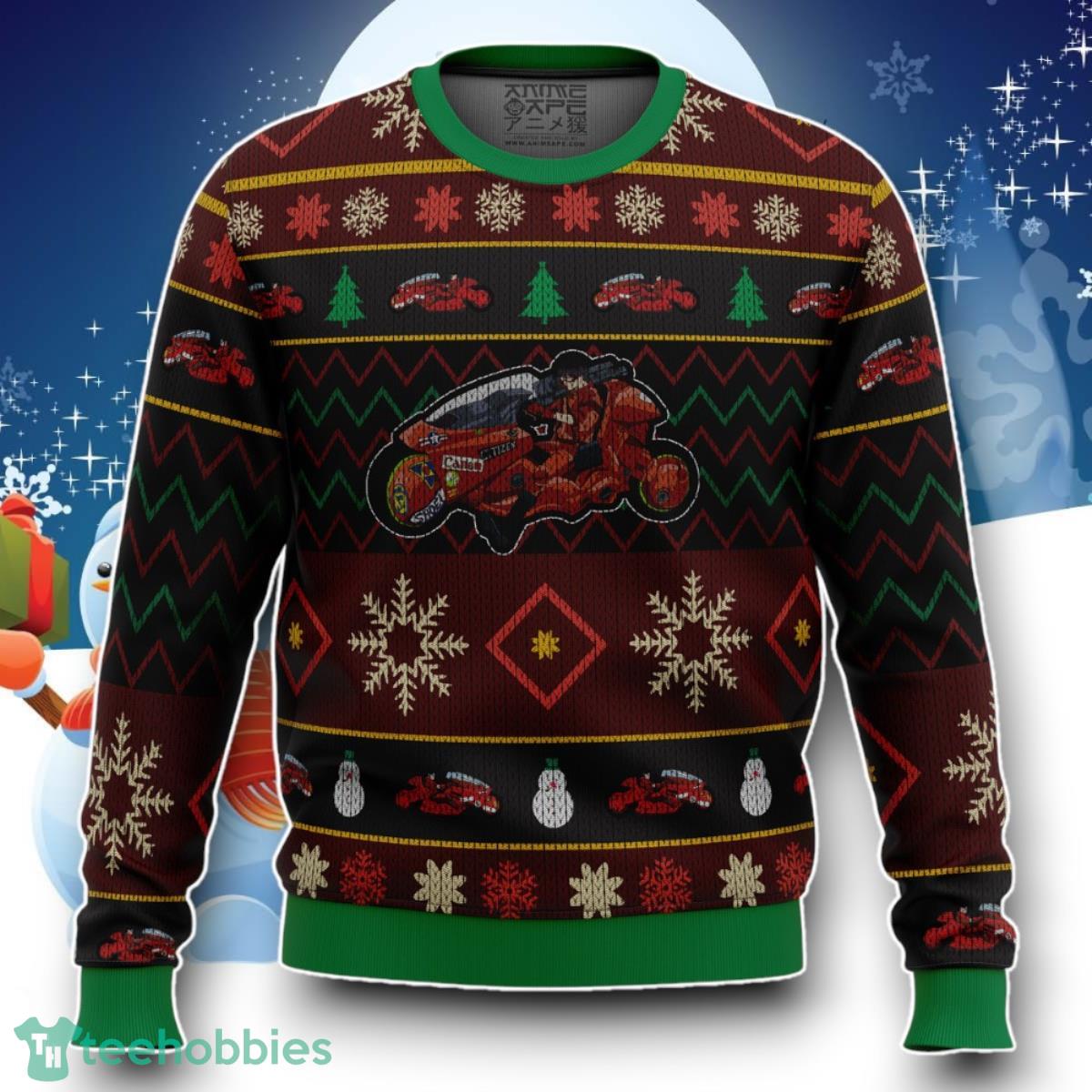 Akira Shotaro Kaneda Bike ,Ugly Sweater Party,Ugly Sweater Ideas- Ugly Christmas Sweater, Jumper-