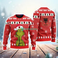 Albania National Football The Grinch Funny Merry Christmas Uglly Sweater 3D New Trend