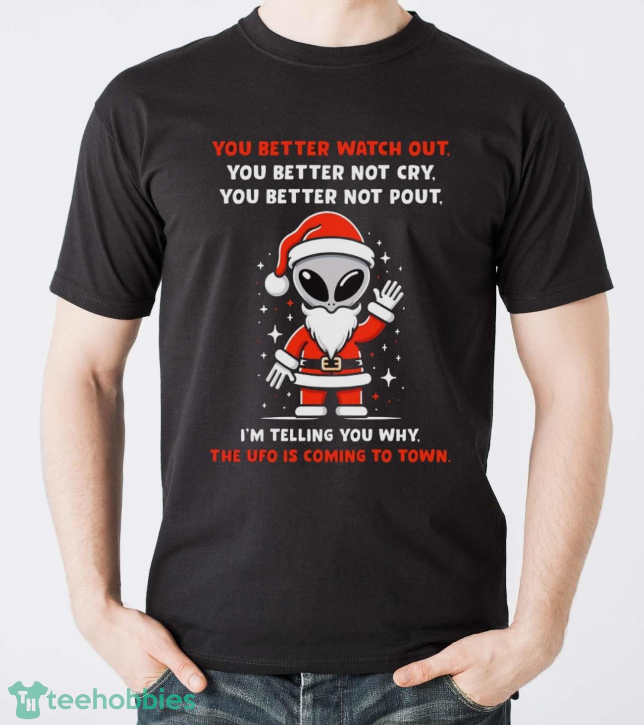 Alien Christmas Sweater Alien Ugly Christmas Sweater Alien Christmas Shirt UFO Christmas Sweater
