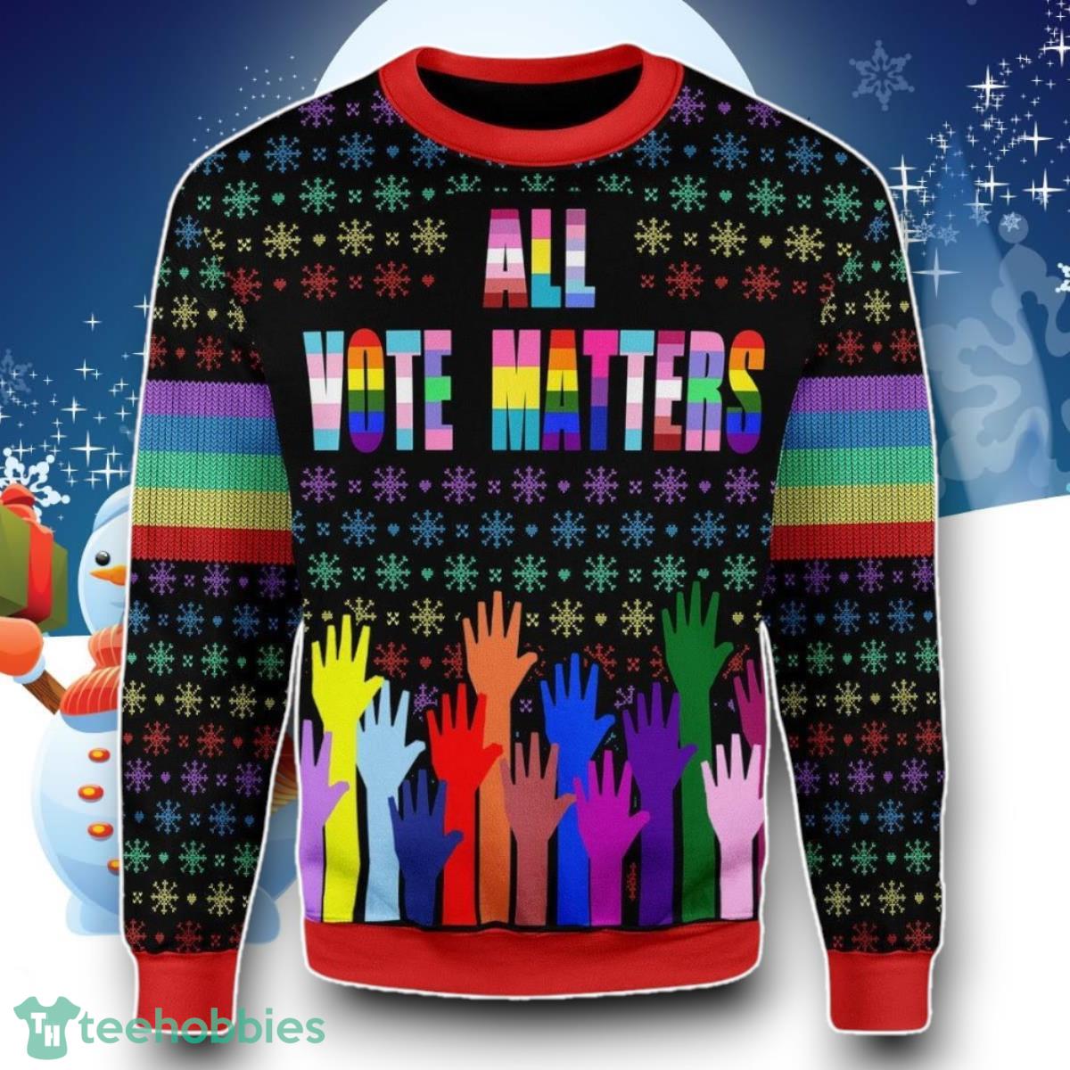 All Vote Matters 3D Sweater Ugly Christmas Unique Gift