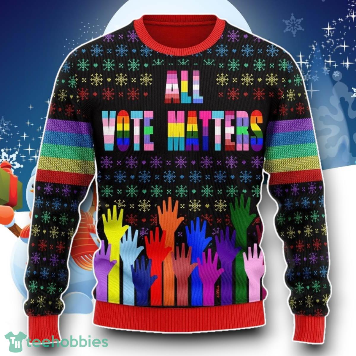 All Vote Matters Ugly Christmas Sweater Unique Gift