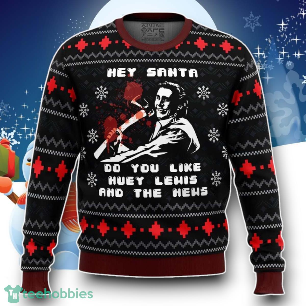 American Santa American Psycho Ugly Christmas Sweater Unique Gift