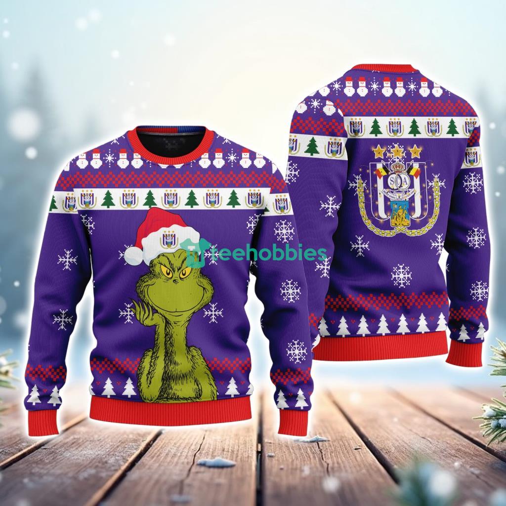 Anderlecht The Grinch Funny Merry Christmas Uglly Sweater 3D New Trend