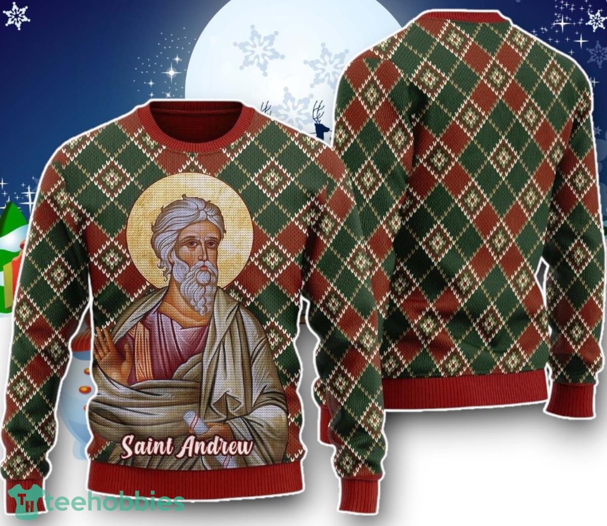 Andrew The Apostle Ugly Christmas Sweater Unique Gift