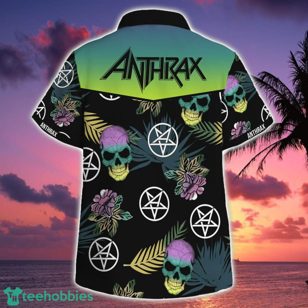 Anthrax American Band Hawaiian Shirt Botton Beach Shirt