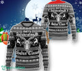 Antichristmas Satan Claus Horror Ugly Christmas Sweater Unique Gift