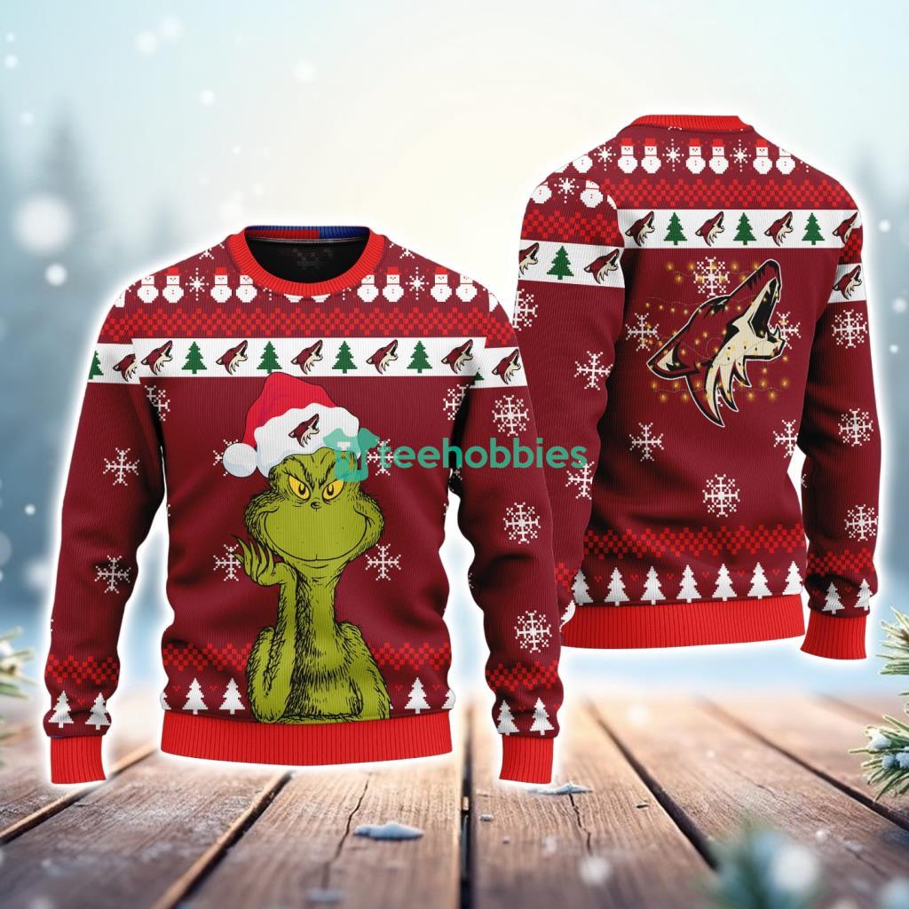 Arizona Coyotes The Grinch Funny Merry Christmas Uglly Sweater 3D New Trend