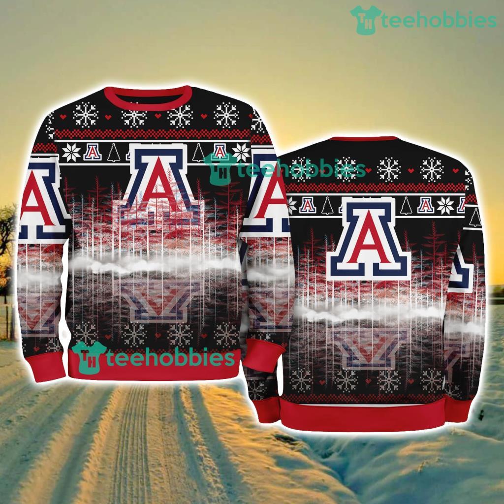Arizona Wildcats NCAA Pine Christmas Ugly Sweater New Style Best Gift For Fans